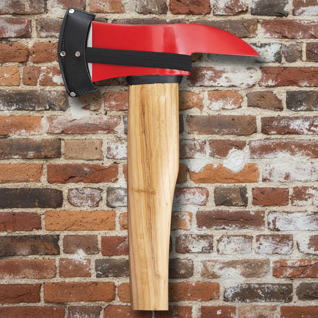 36" Long Fireman Axe with Blade Guard