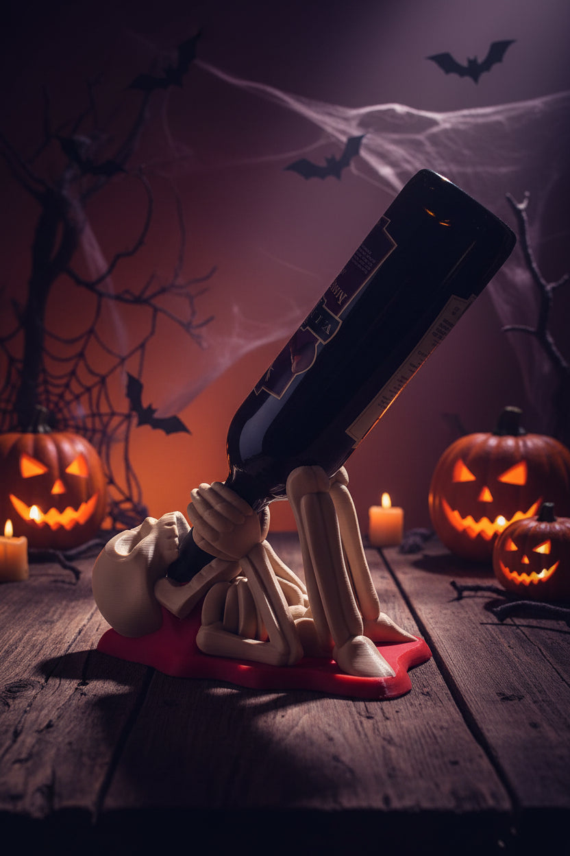 All Spine no Whine Wine Holder