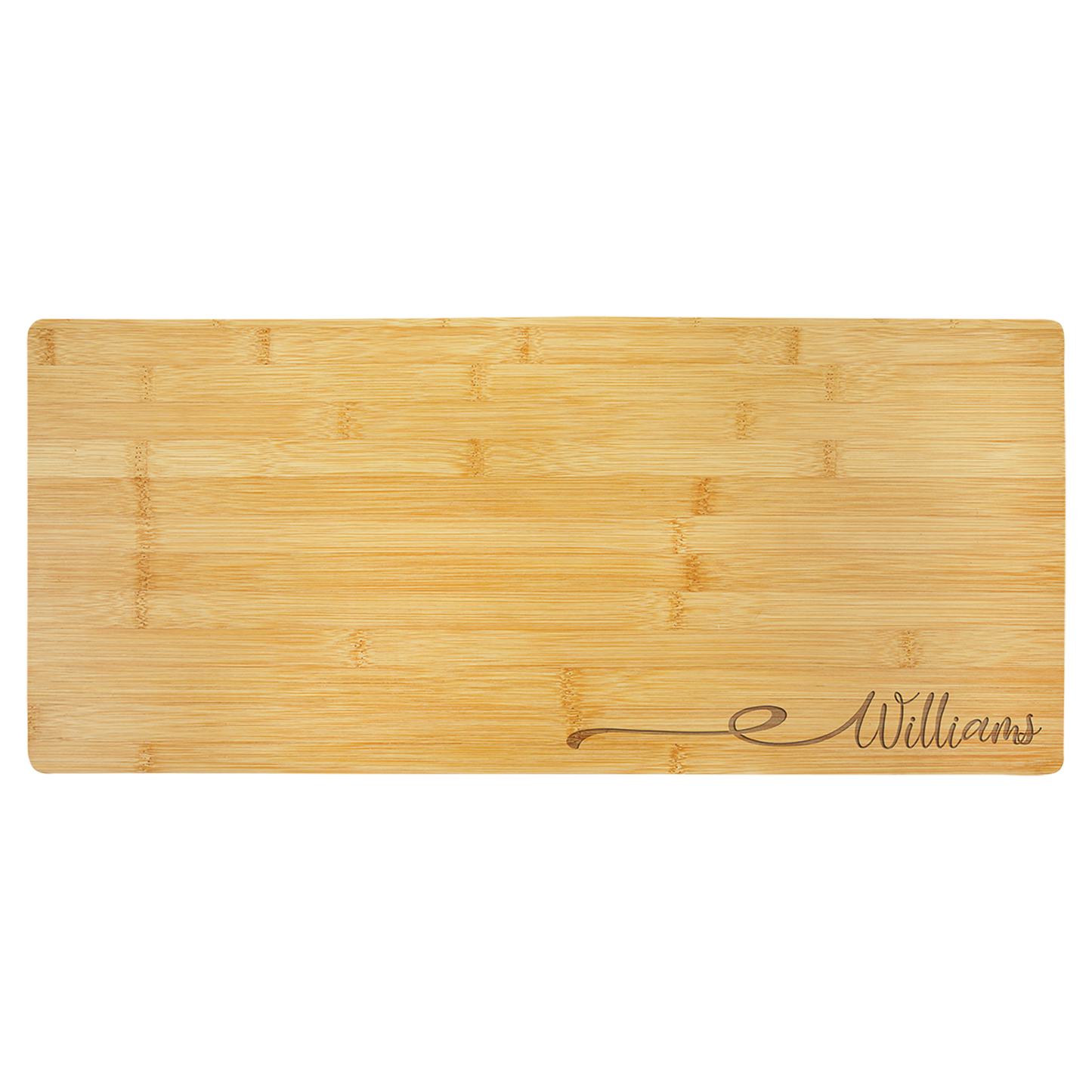 23 3/4" x 10" Bamboo Charcuterie Board/Cutting Board