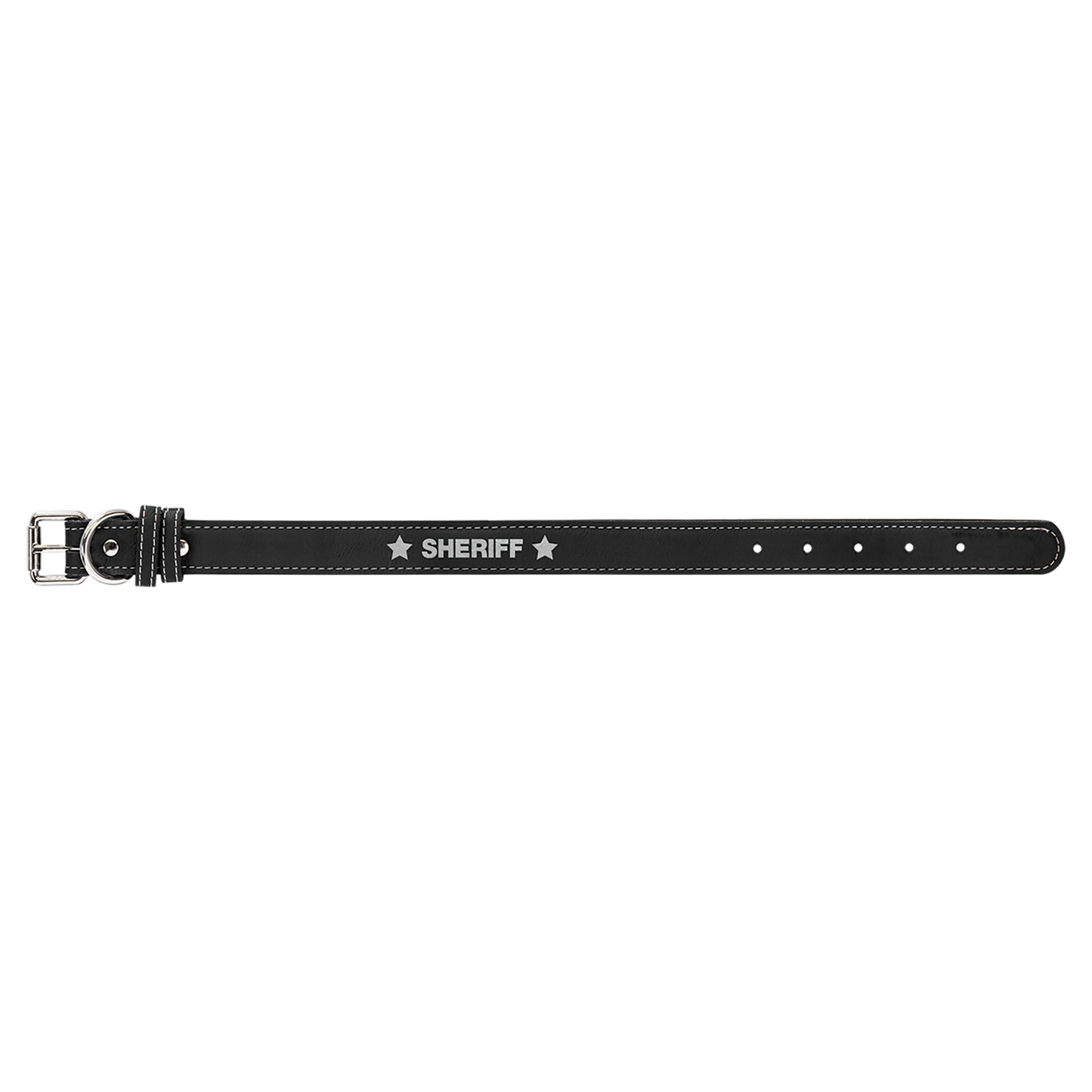 Laserable Leatherette Dog Collar