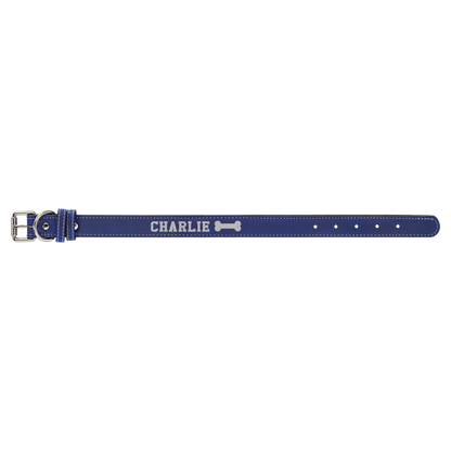 Laserable Leatherette Dog Collar