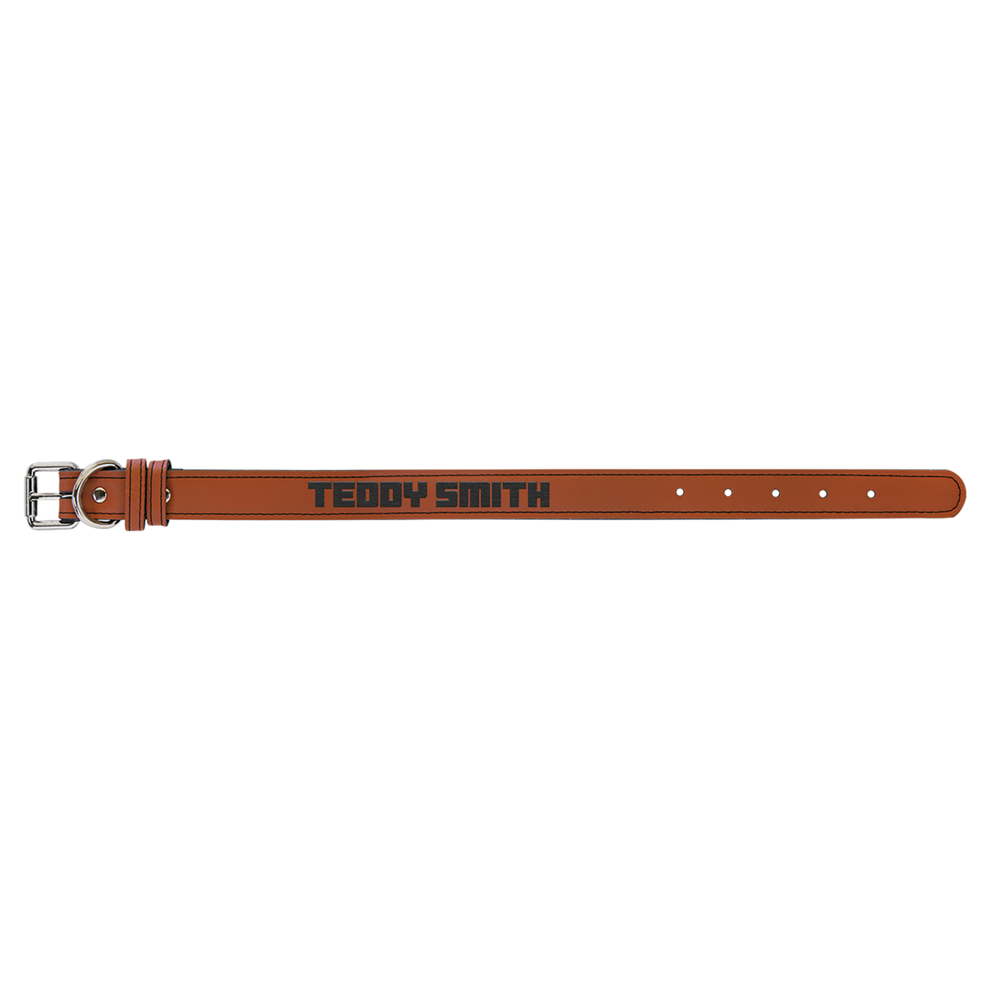 Laserable Leatherette Dog Collar