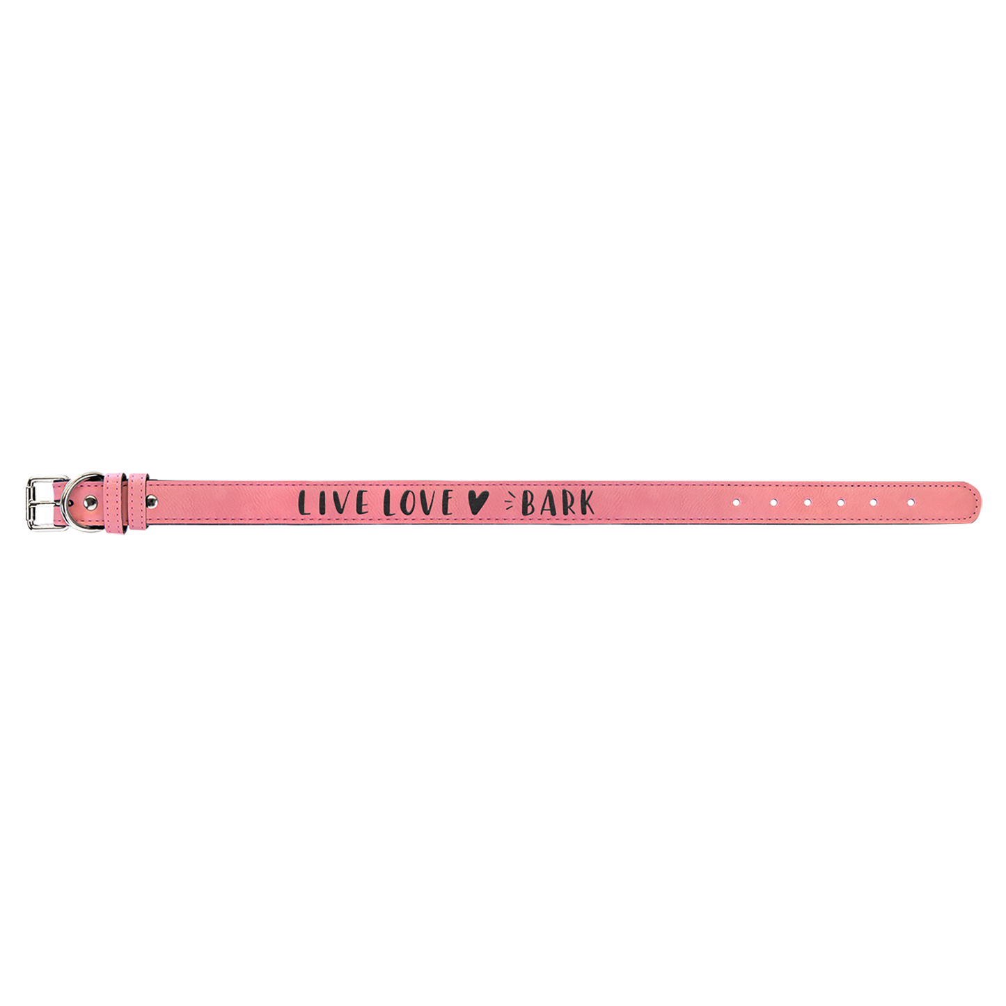 Laserable Leatherette Dog Collar