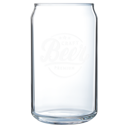 16 oz. Can Glass