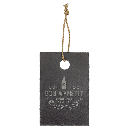 9" x 6" Rectangle Slate Cutting Board with Hanger String